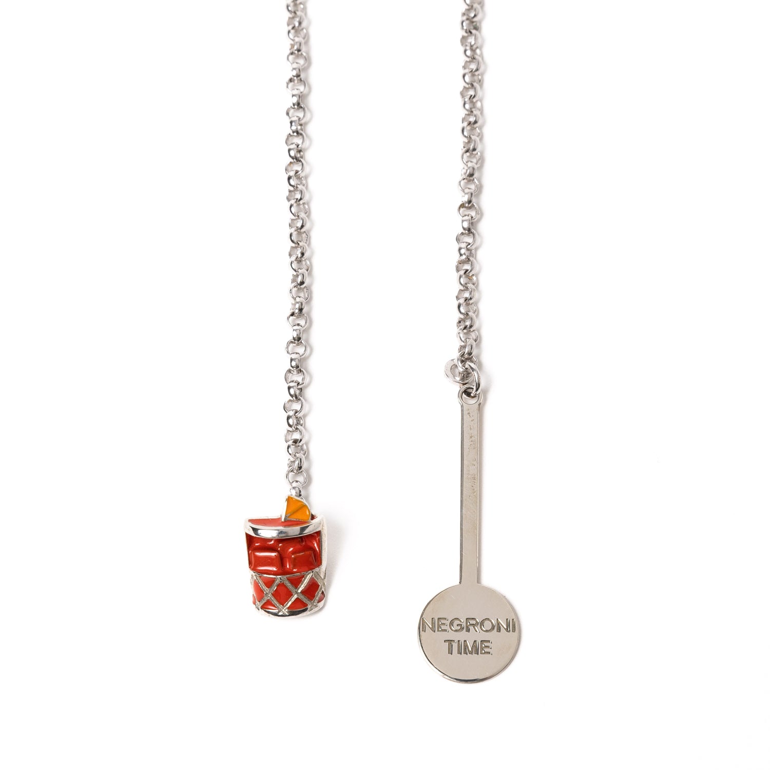 Lapel Chain "Negroni" made of Sterling Silver - handmade